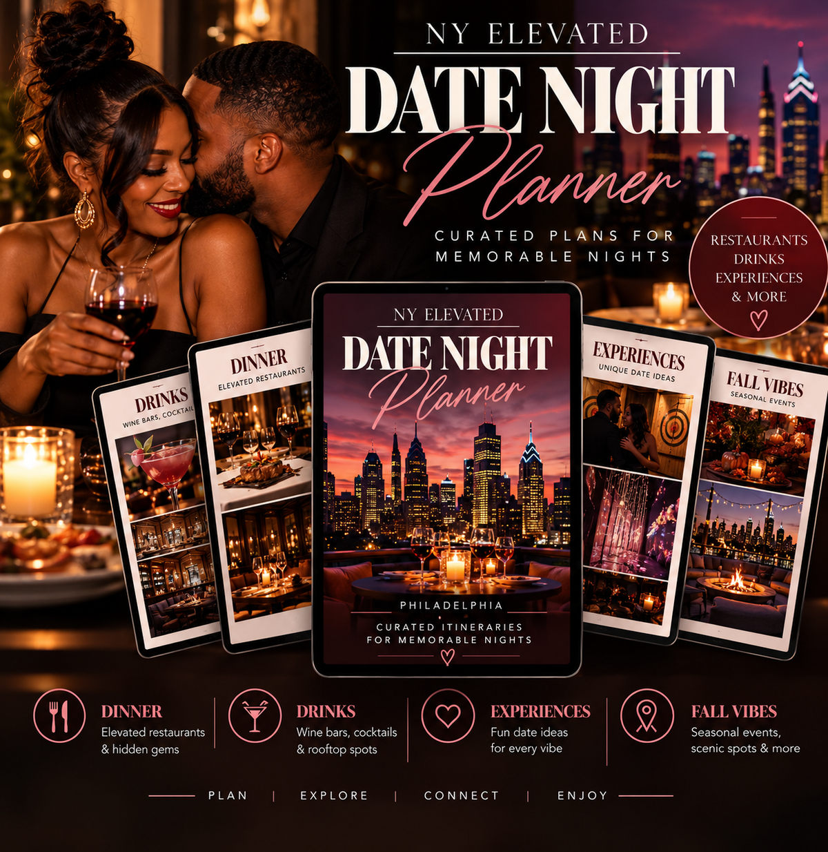 NY Elevated Date Night Planner | Ready-Made Date Night Itineraries